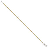 Sterling Silver And Vermeil 1.85mm Diamond-cut Rope Chain